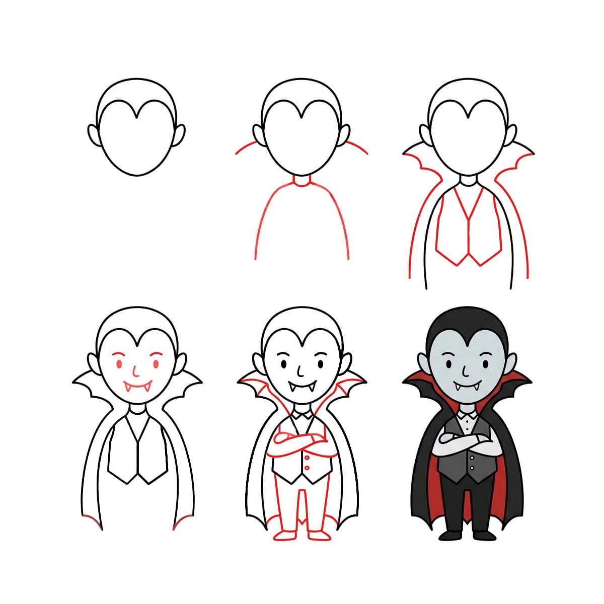 Dibujos de Vampiro de caricatura
