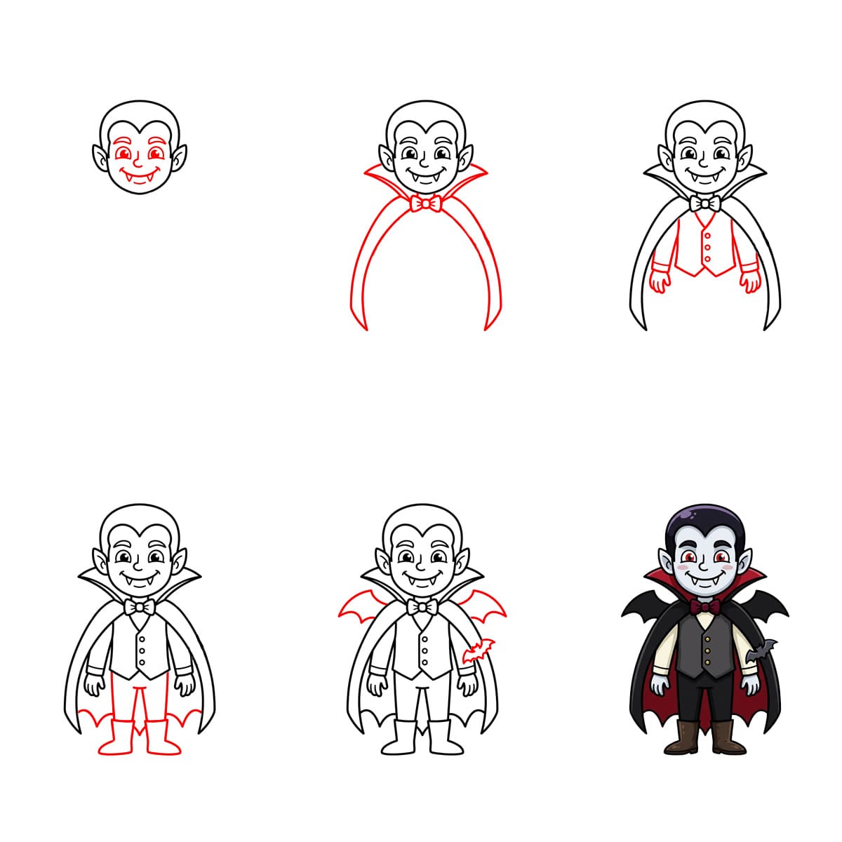 Dibujos de Vampiro de castillo