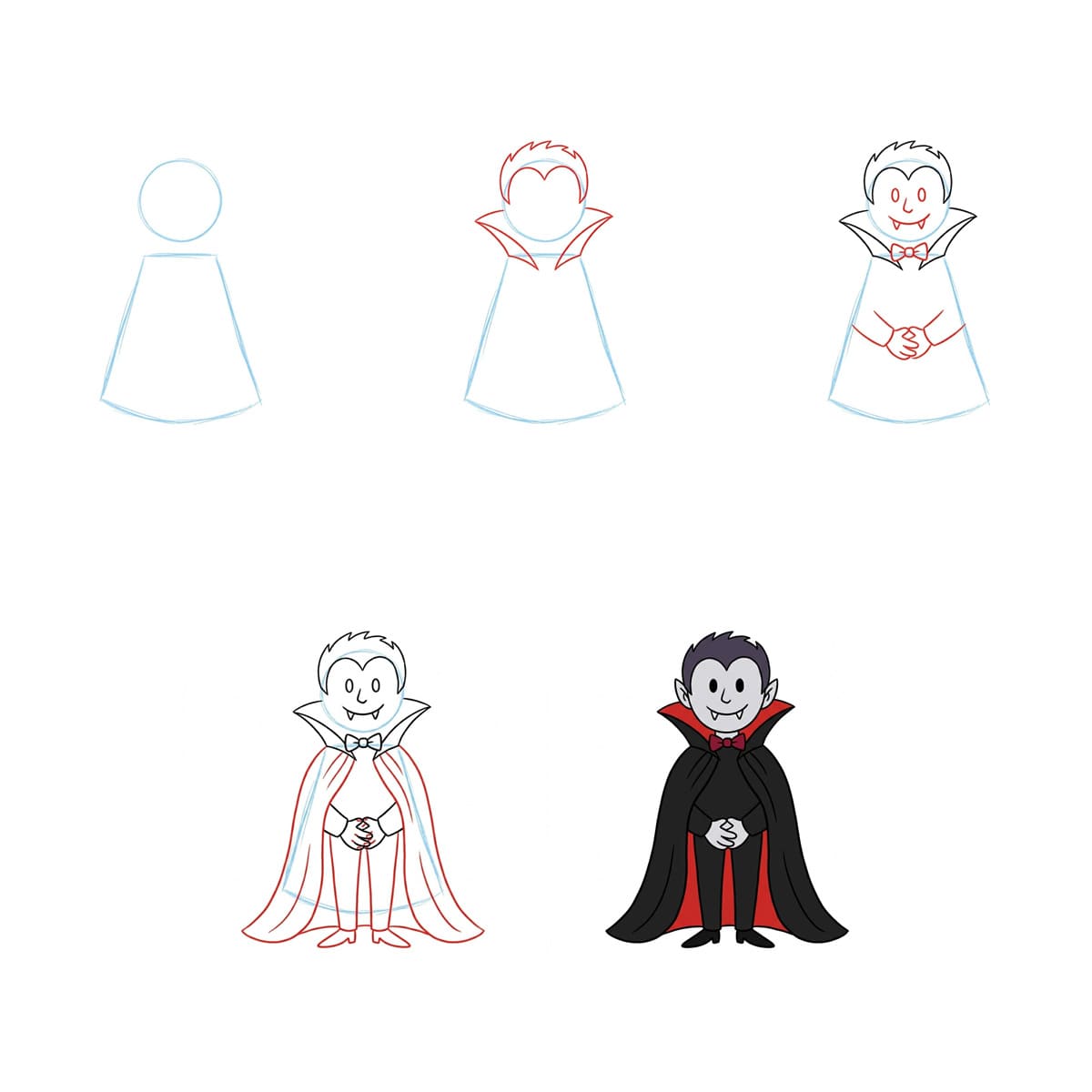 Dibujos de Vampiro kawaii