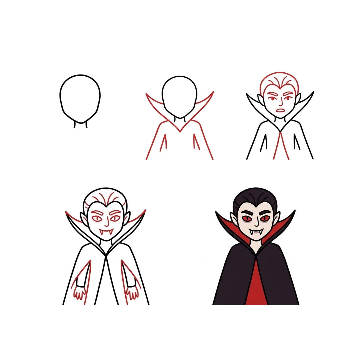 Dibujos de Vampiro realista