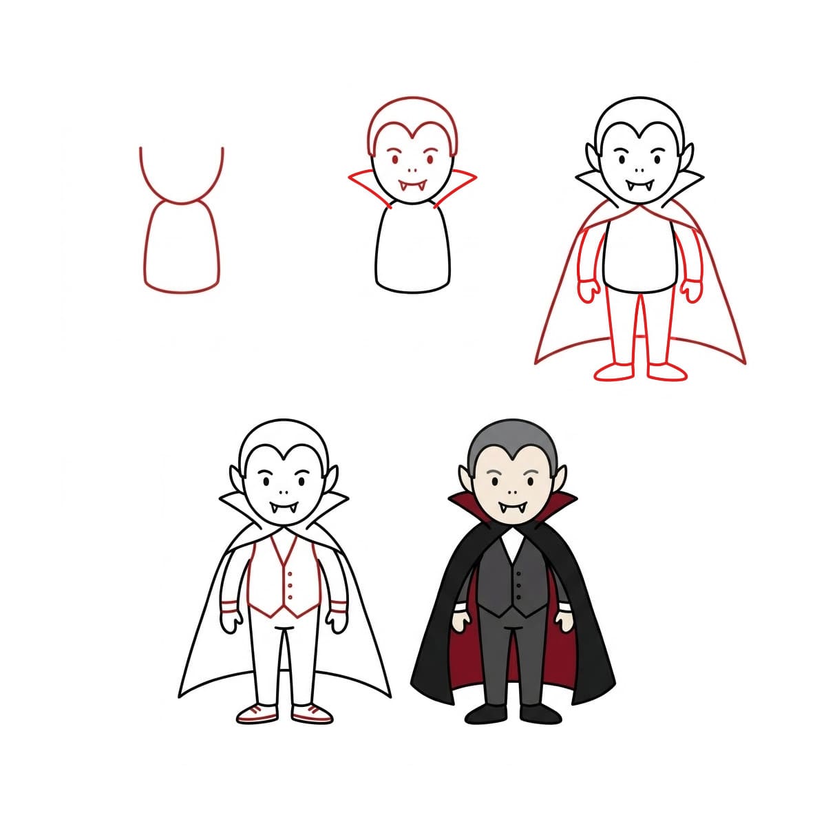Dibujos de Vampiro tierno