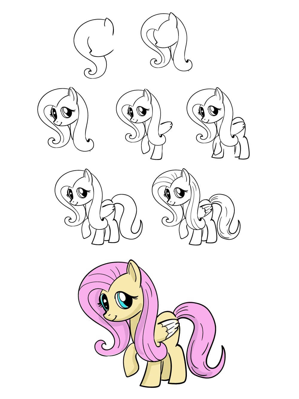 Dibujos de Fluttershy (1)
