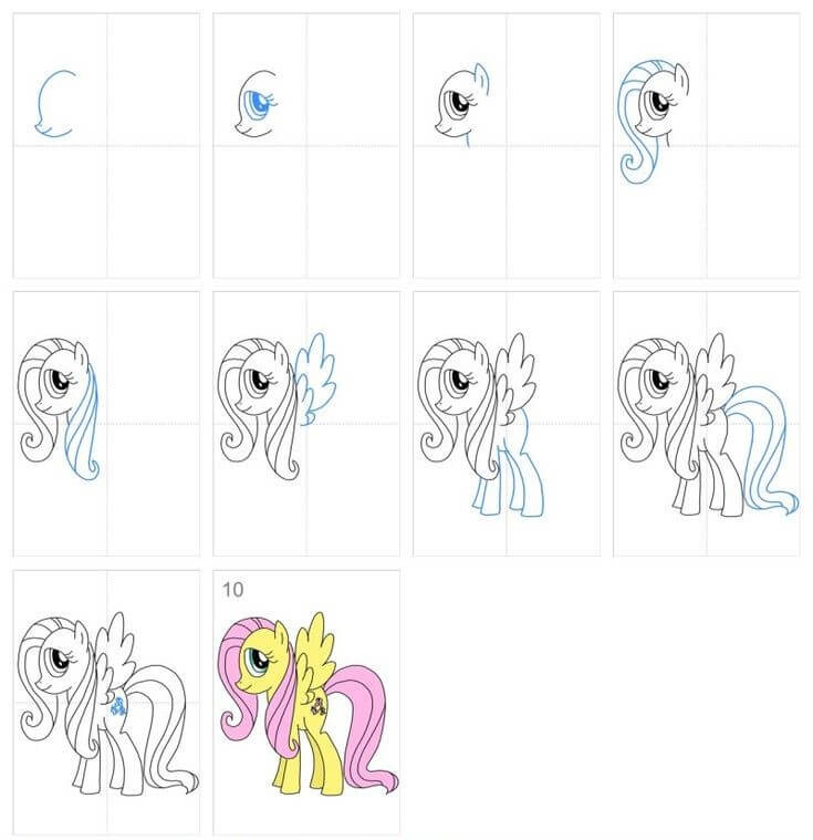 Dibujos de Fluttershy (4)