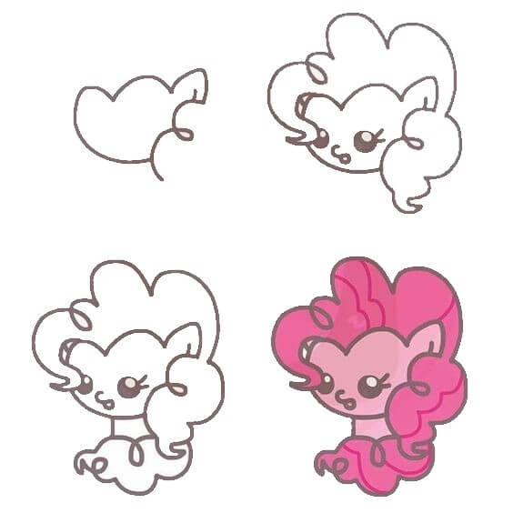 Dibujos de Pinkie Pie (4)