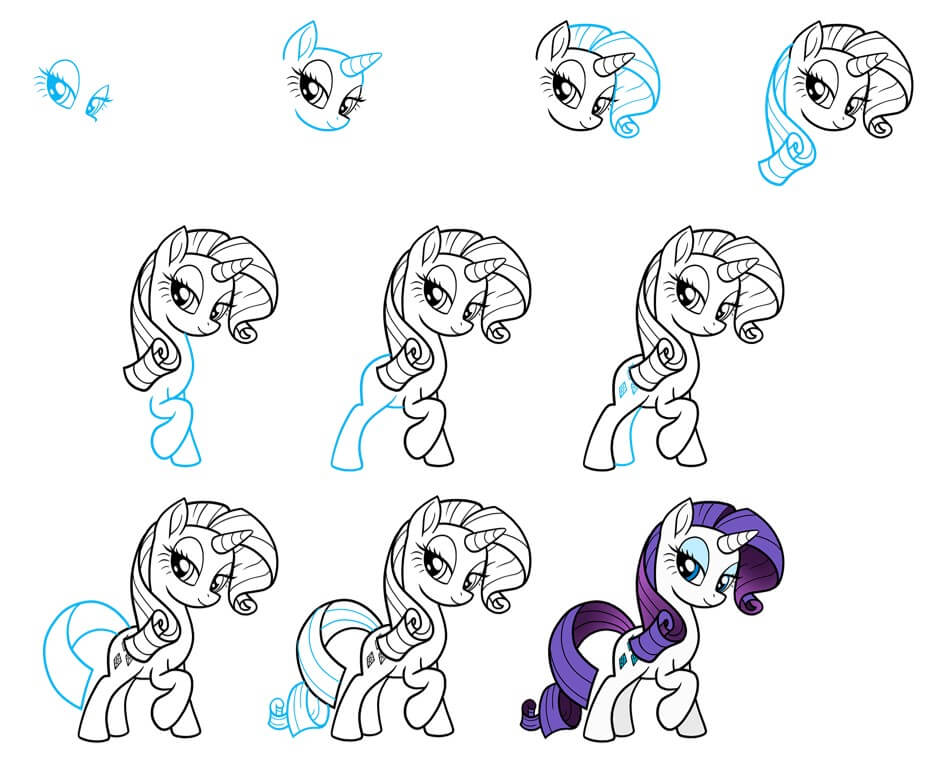 Dibujos de Rarity (1)