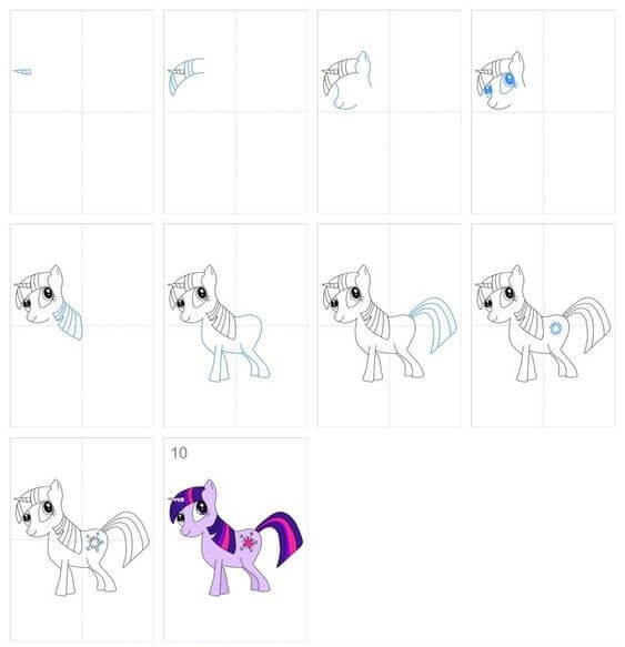 Dibujos de Twilight Sparkle (2)