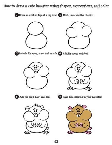 Dibujos de Hámster detallado