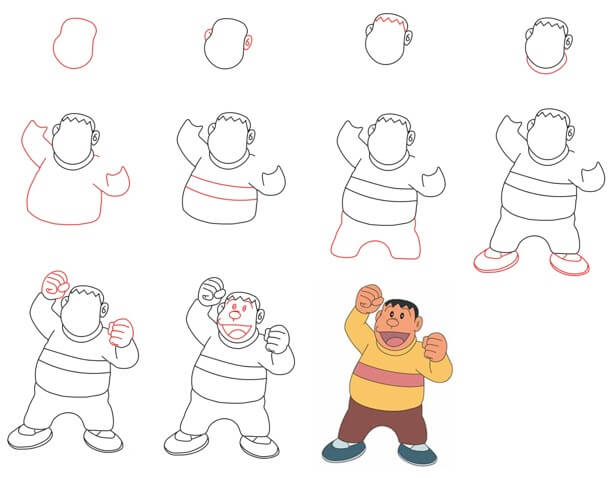 Dibujos de Gigante musculoso
