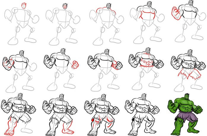 Dibujos de Hulk gigante