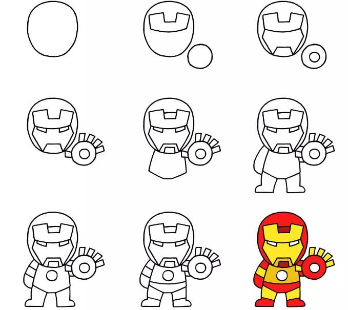 Dibujos de Iron Man