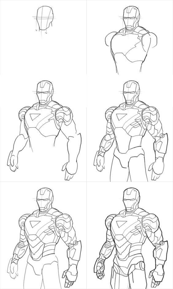Dibujos de Iron Man legendario