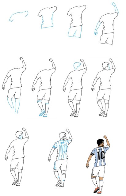 Dibujos de Lionel Messi - Idea 5