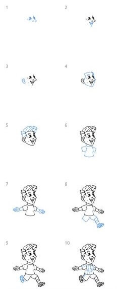 Dibujos de Messi - Idea 1