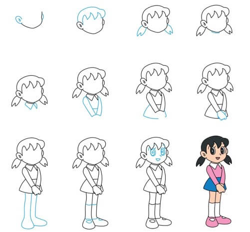 Dibujos de Shizuka adorable