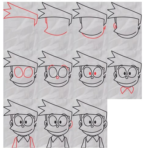 Dibujos de Suneo sonriente
