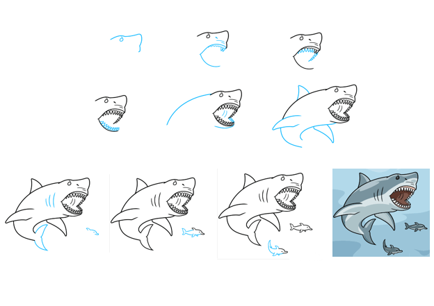 Dibujos de Tiburón ballena