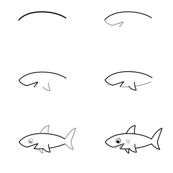 Dibujos de Tiburón limón