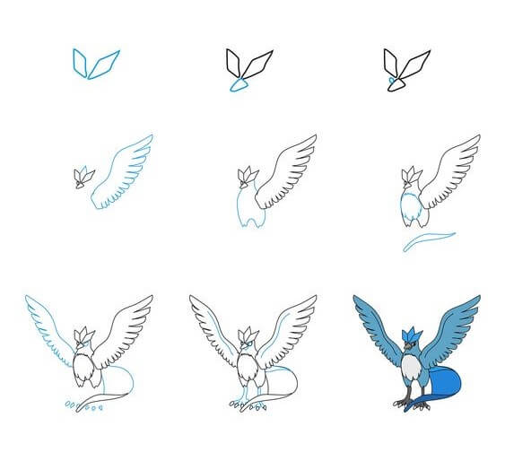 Dibujos de Articuno