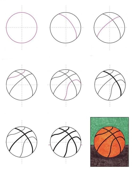 Dibujos de Basquetbol – Idea 14