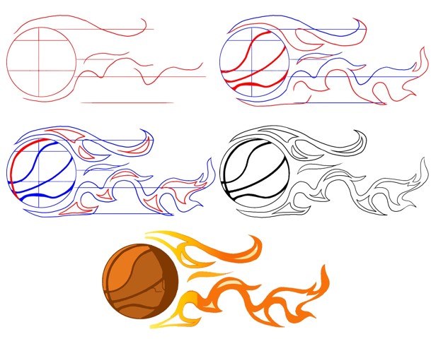Dibujos de Basquetbol – Idea 18
