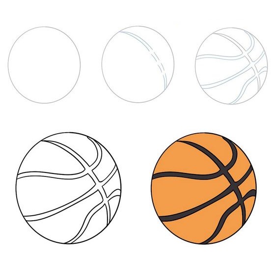 Dibujos de Basquetbol – Idea 6