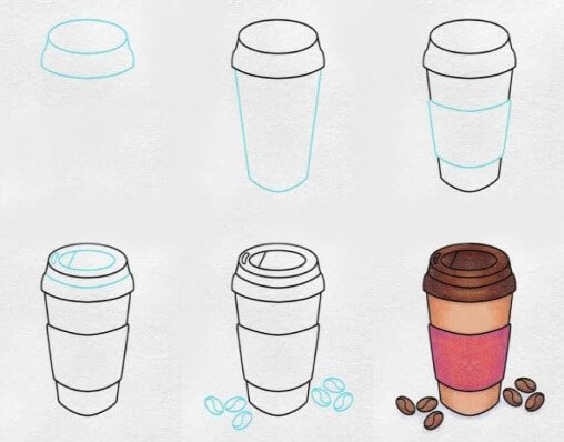 Dibujos de Café aromático
