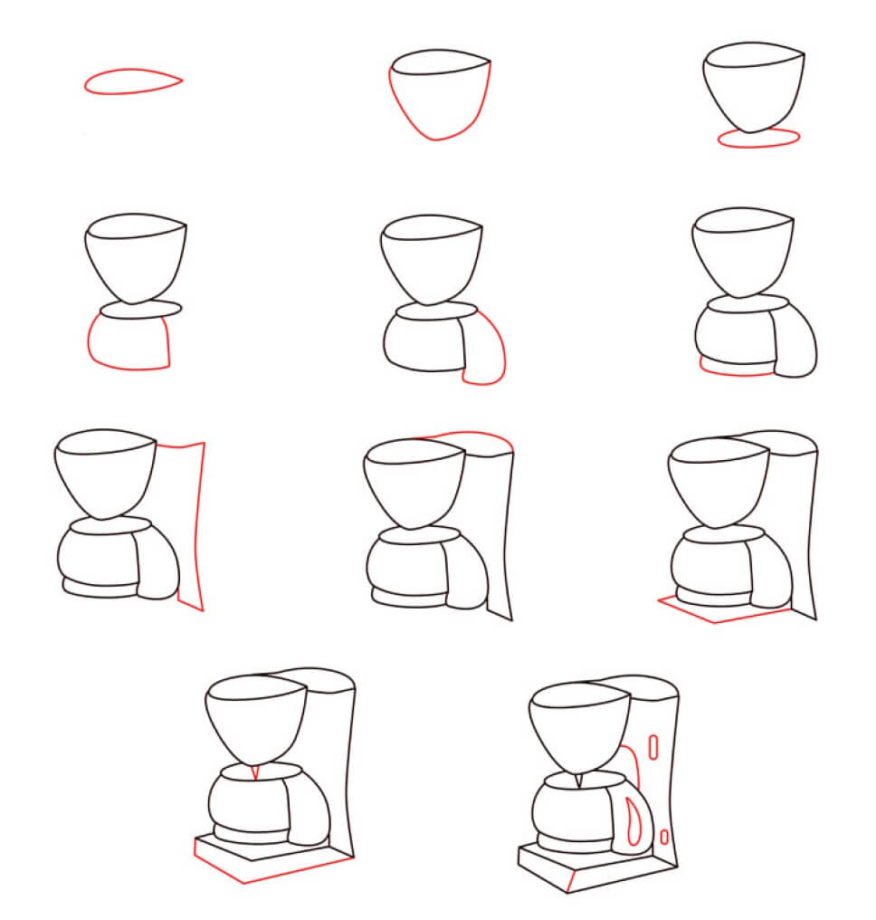 Dibujos de Café casero