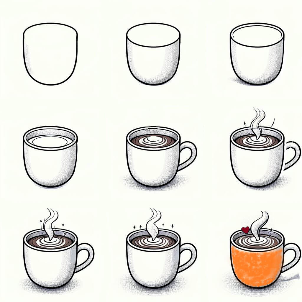 Dibujos de Cafés