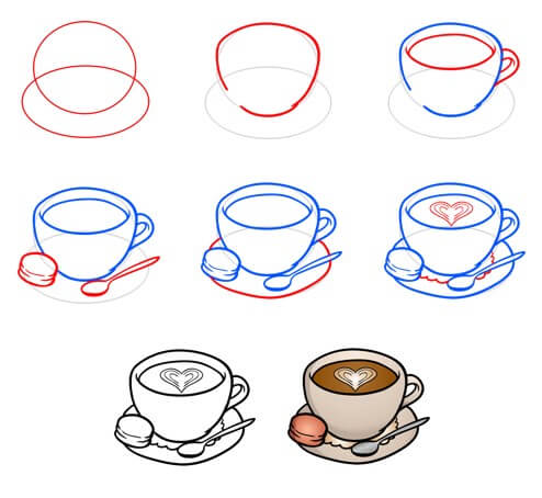 Dibujos de Café espresso