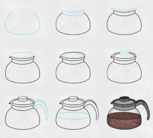 Dibujos de Café mexicano