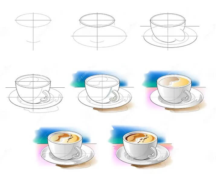 Dibujos de Café moka