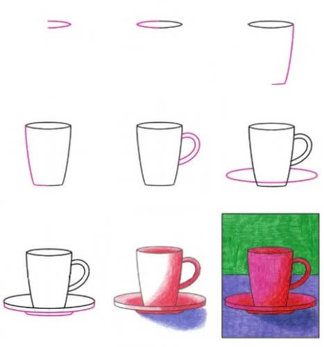 Dibujos de Café negro