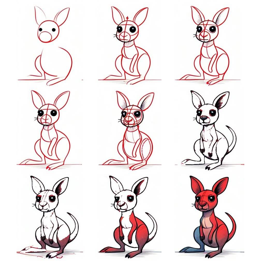 Dibujos de Canguros