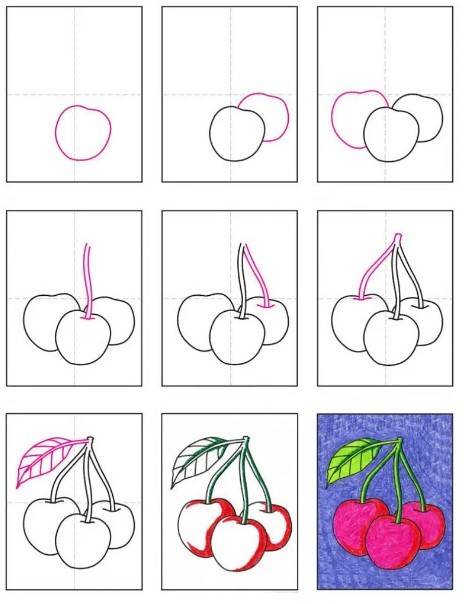 Dibujos de Cereza del huerto