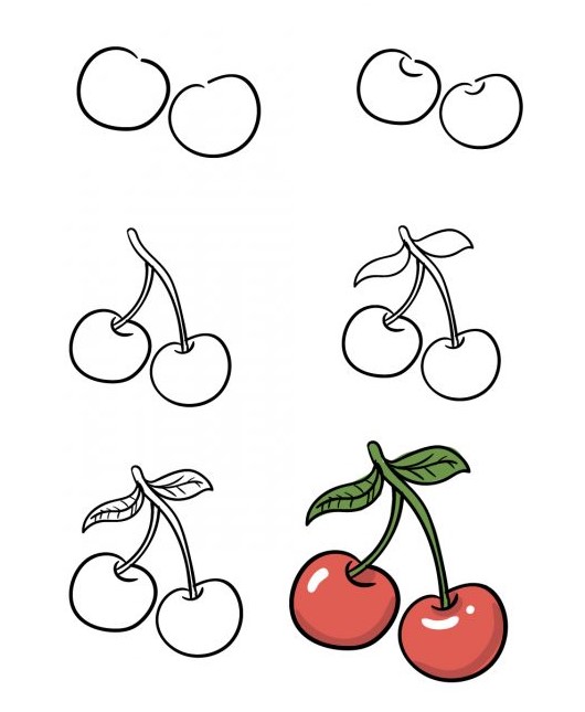 Dibujos de Cereza jugosa