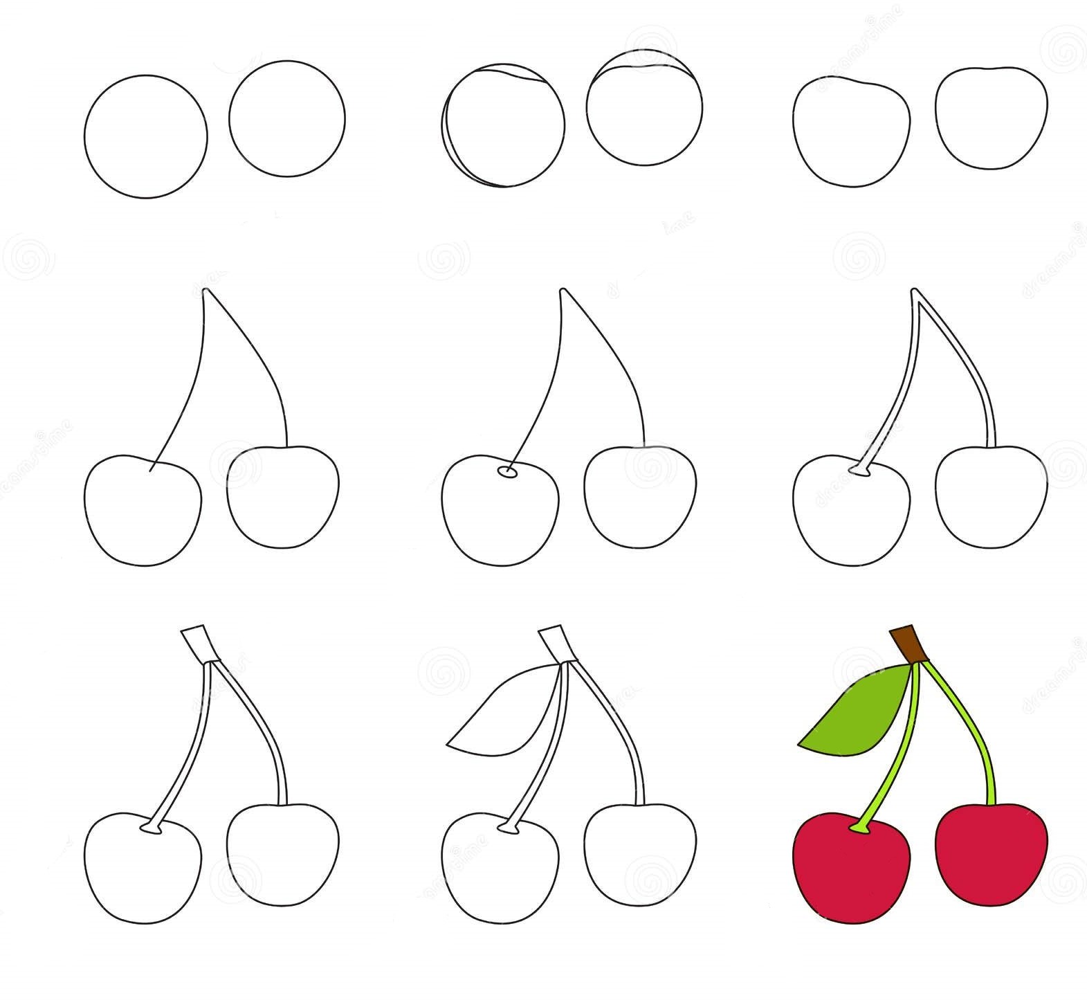 Dibujos de Cereza natural
