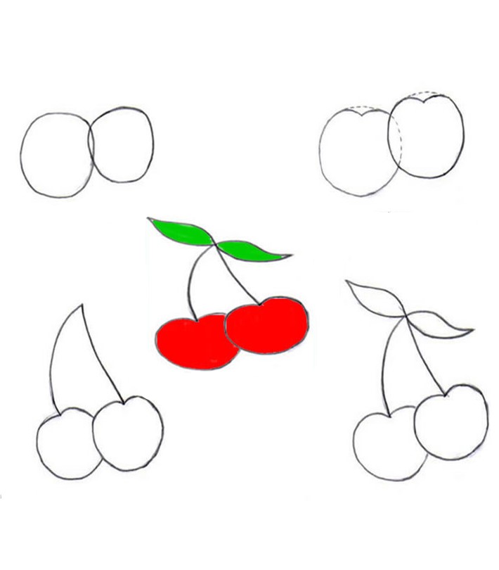 Dibujos de Cereza pequeña