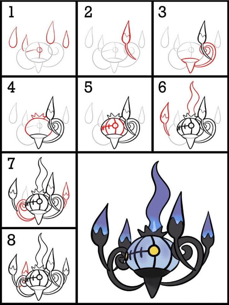 Dibujos de Chandellure