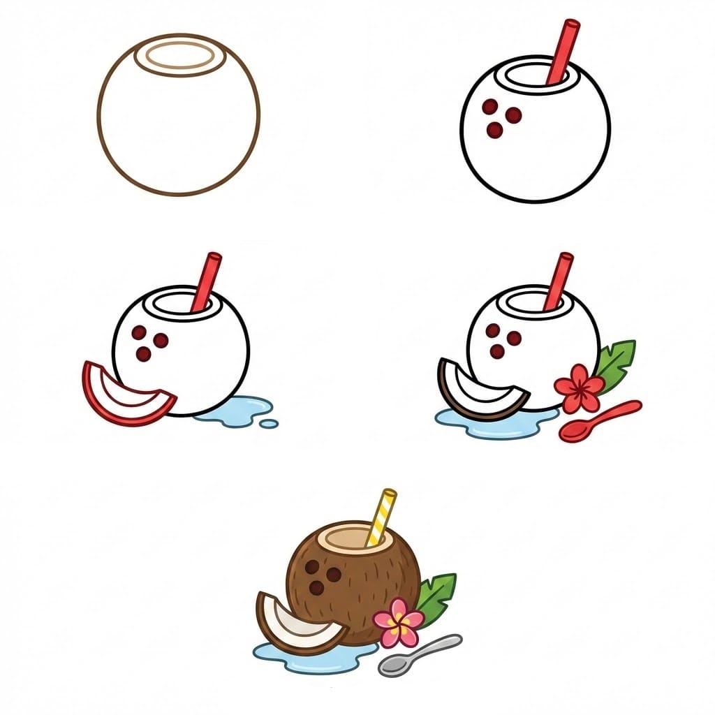 Dibujos de Coco marrón