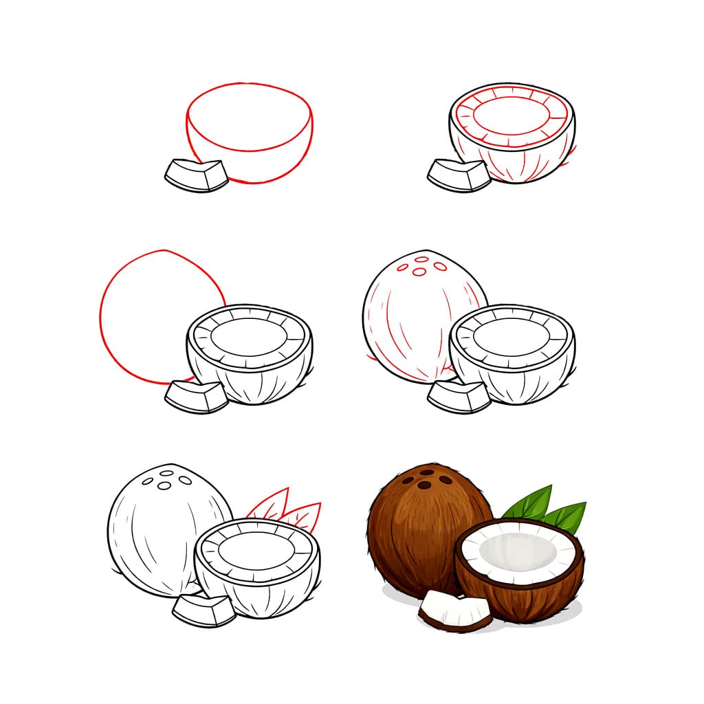 Dibujos de Coco natural