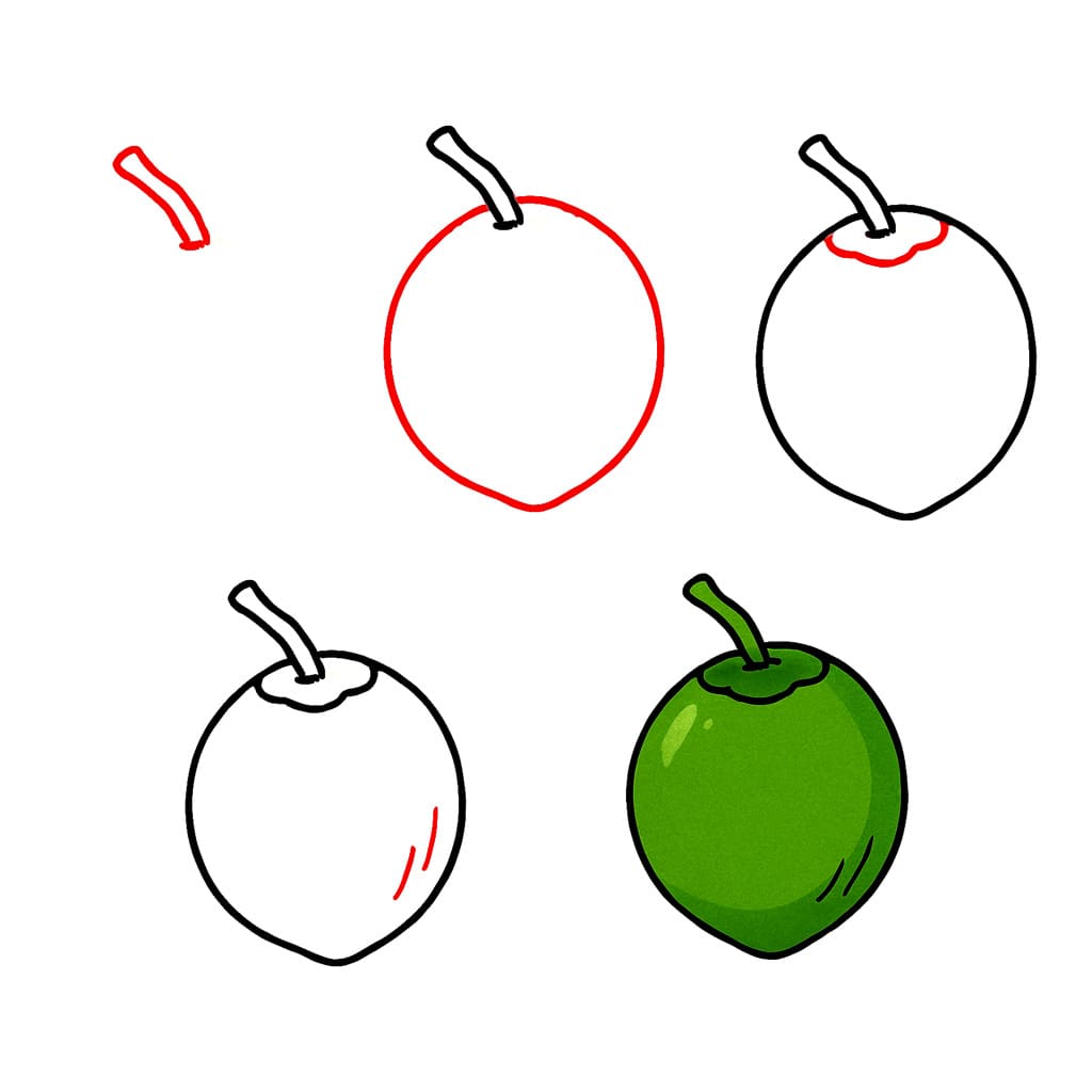 Dibujos de Coco partido