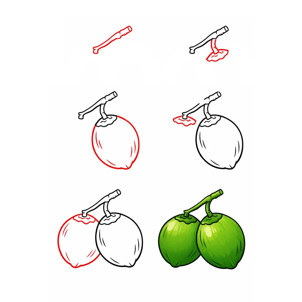 Dibujos de Coco pelado