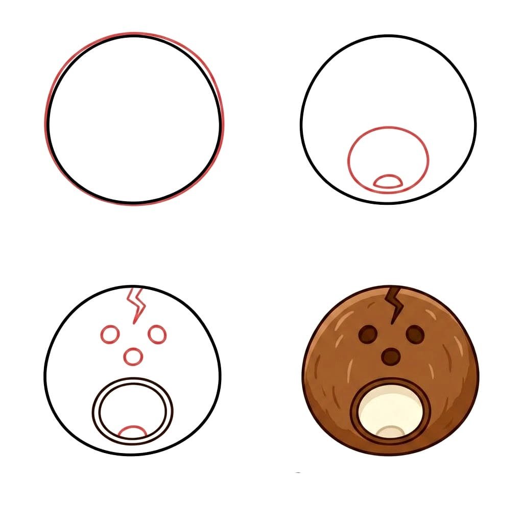 Dibujos de Coco verde