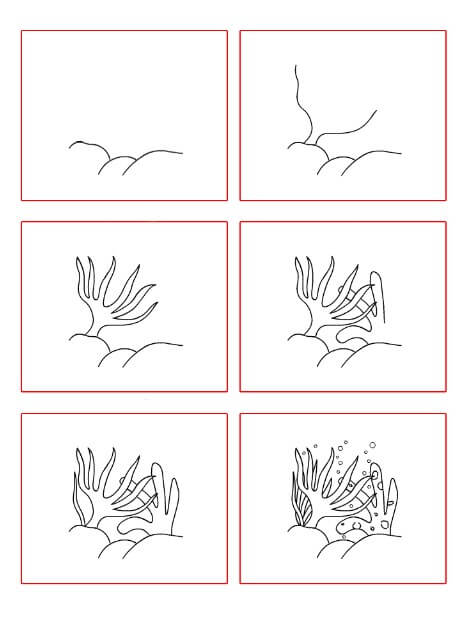 Dibujos de Coral de arrecife