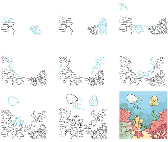 Dibujos de Coral rosado
