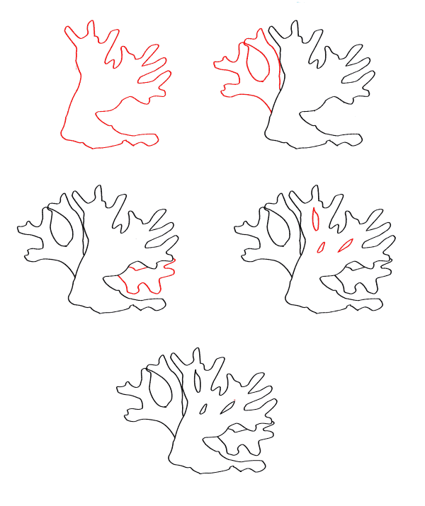 Dibujos de Coral tropical
