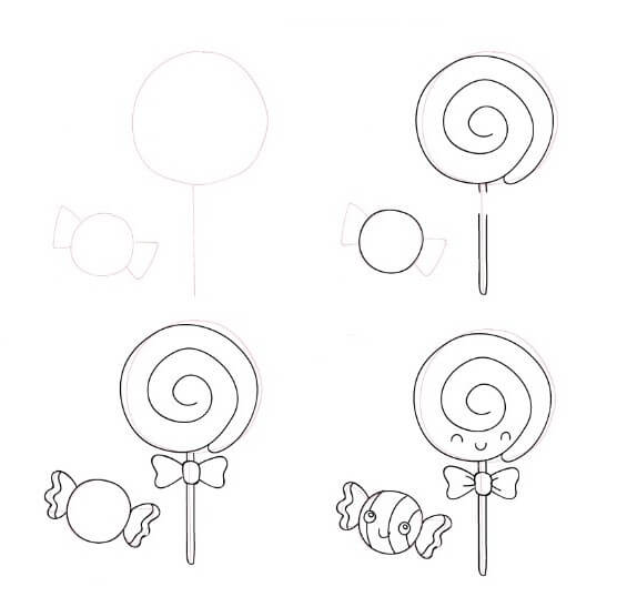 Dibujos de Dulce de caricatura