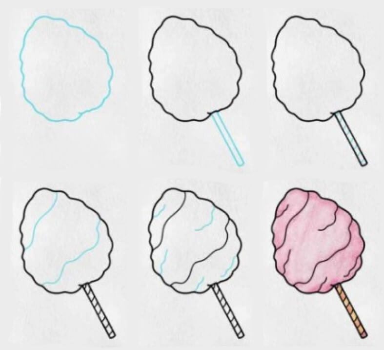 Dibujos de Dulce detallado