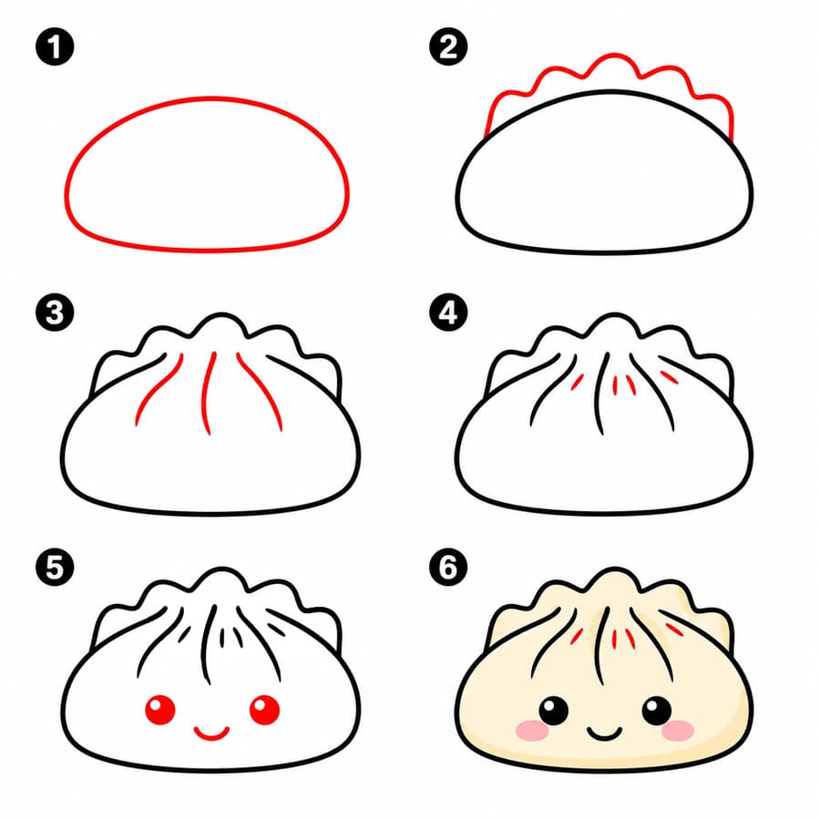 Dibujos de Dumpling adorable
