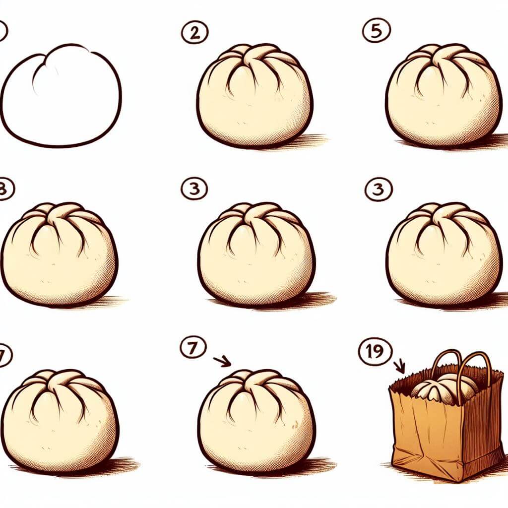 Dibujos de Dumpling chino